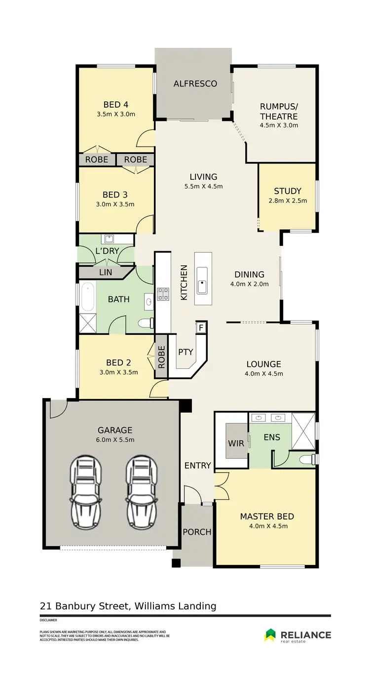 Floorplan of Homely house listing, 21 Banbury Street, Williams Landing VIC 3027