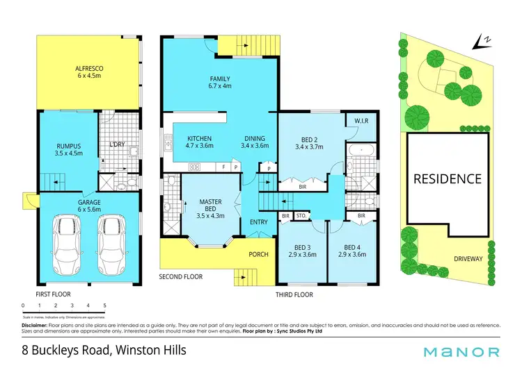 Floorplan of Homely house listing, 8 Buckleys Road, Winston Hills NSW 2153