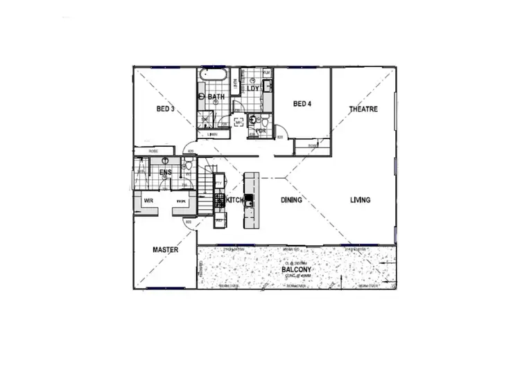 Floorplan of Homely house listing, 2 Donnelly Road, Binningup WA 6233