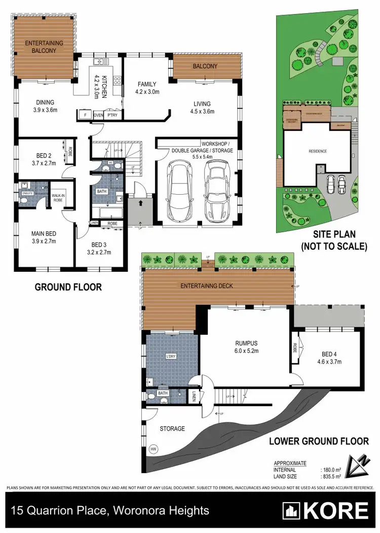 Floorplan of Homely house listing, 15 Quarrion Place, Woronora Heights NSW 2233