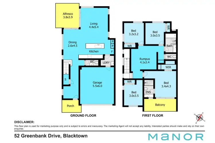 Floorplan of Homely house listing, 52 Greenbank Drive, Blacktown NSW 2148
