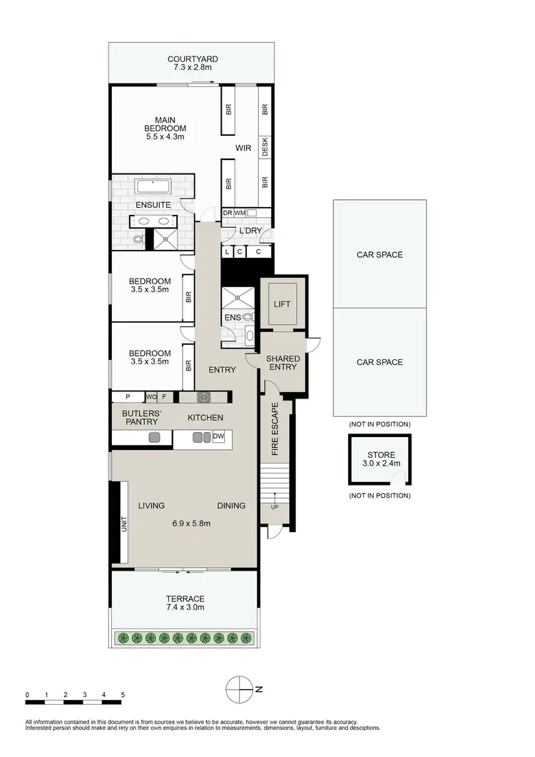 Floorplan of Homely apartment listing, G1/61 Kensington Road, South Yarra VIC 3141