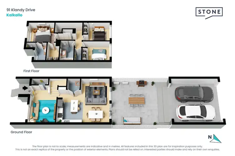 Floorplan of Homely unit listing, 91 Klandy Drive, Kalkallo VIC 3064