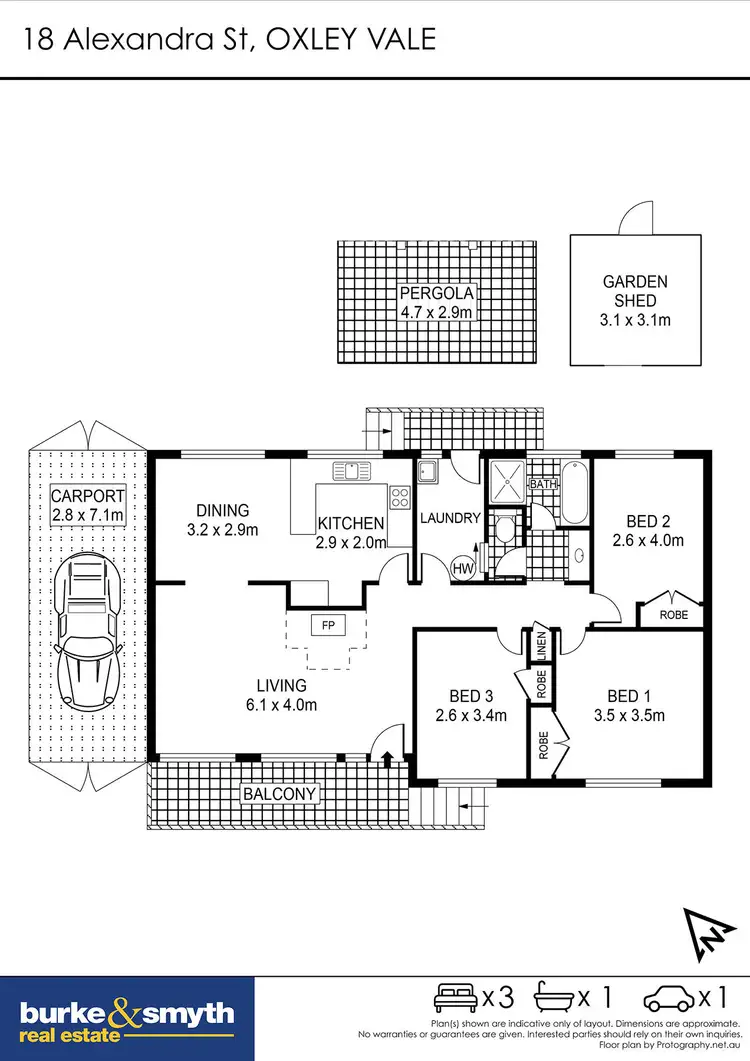 Floorplan of Homely house listing, 18 Alexandra Street, Tamworth NSW 2340
