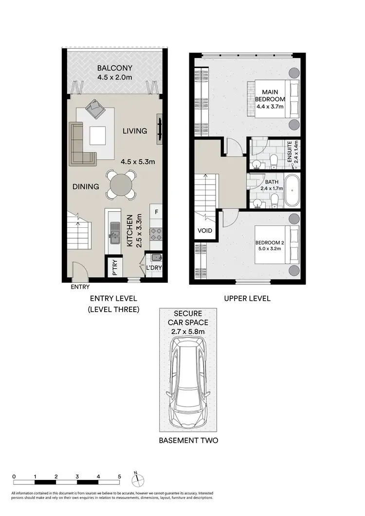 Floorplan of Homely apartment listing, 309/34 Oxley Street, St Leonards NSW 2065