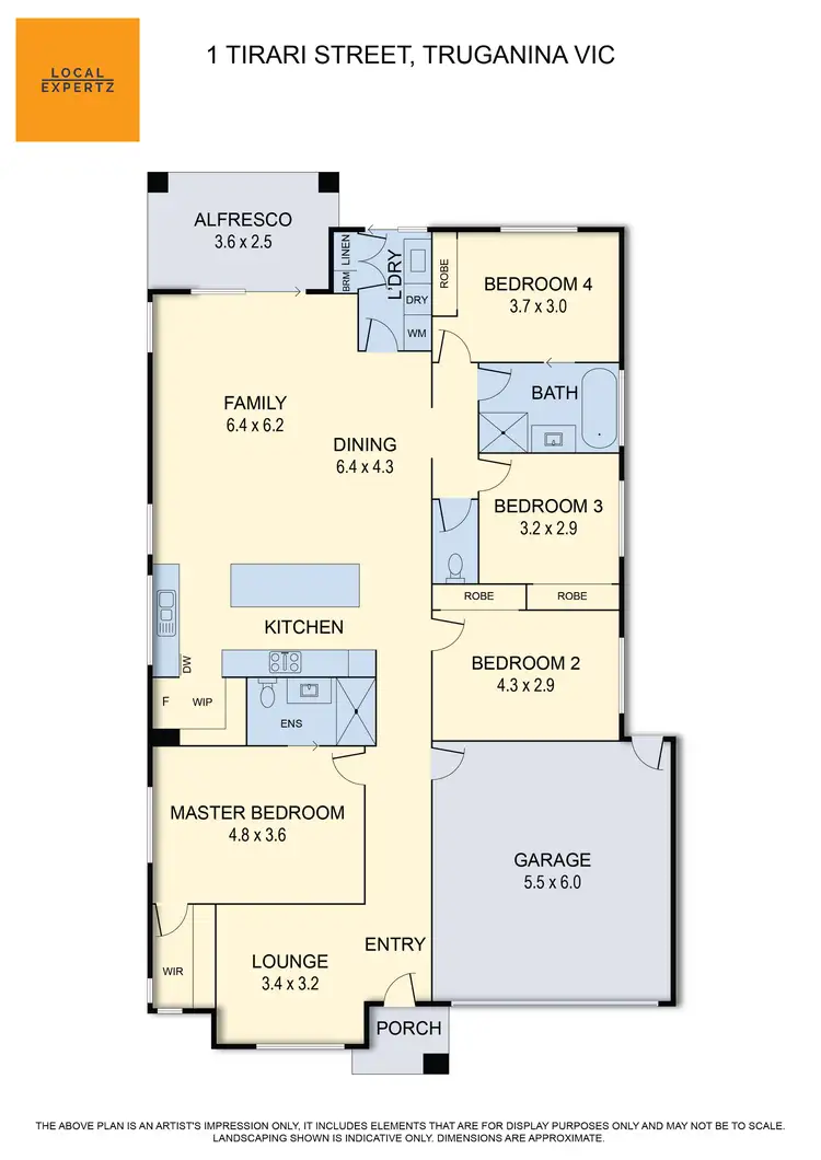 Floorplan of Homely house listing, 1 Tirari Street, Truganina VIC 3029