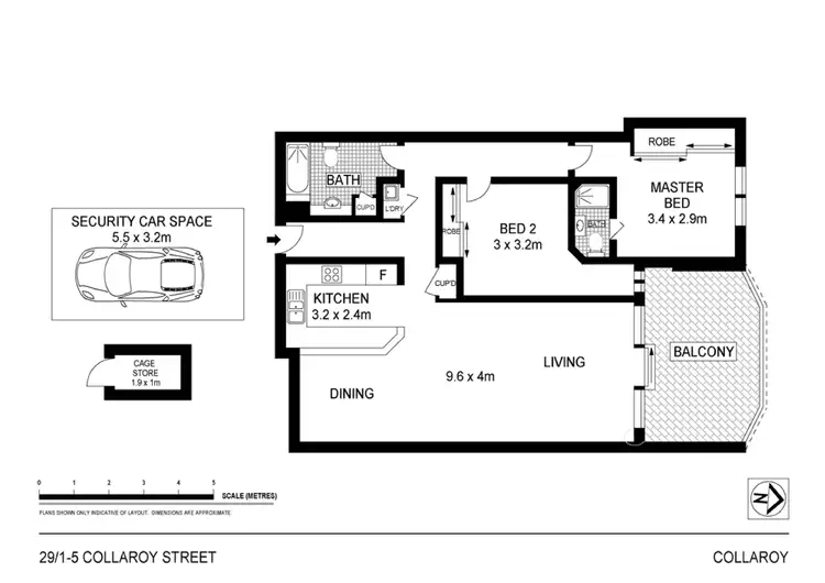 Floorplan of Homely apartment listing, 29/1-5 Collaroy Street, Collaroy NSW 2097