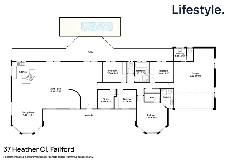 Floorplan of Homely house listing, 37 Heather Close, Failford NSW 2430
