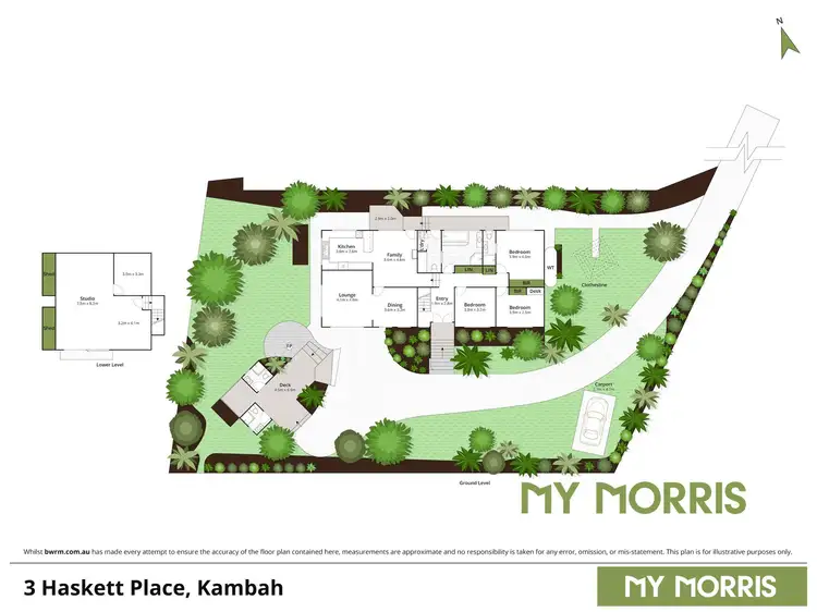 Floorplan of Homely house listing, 3 Haskett Place, Kambah ACT 2902