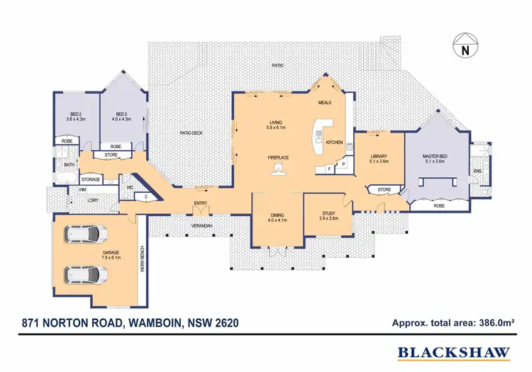 Floorplan of Homely rural property listing, 871 Norton Road, Wamboin NSW 2620