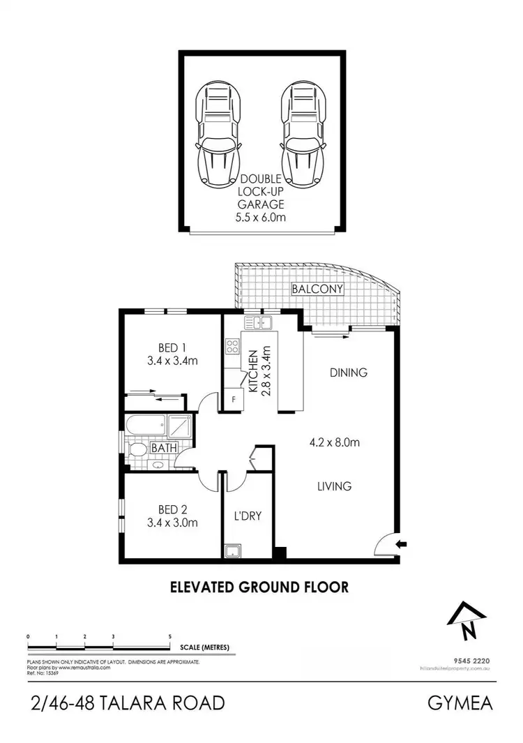 Floorplan of Homely unit listing, 2/46-48 Talara Road, Gymea NSW 2227