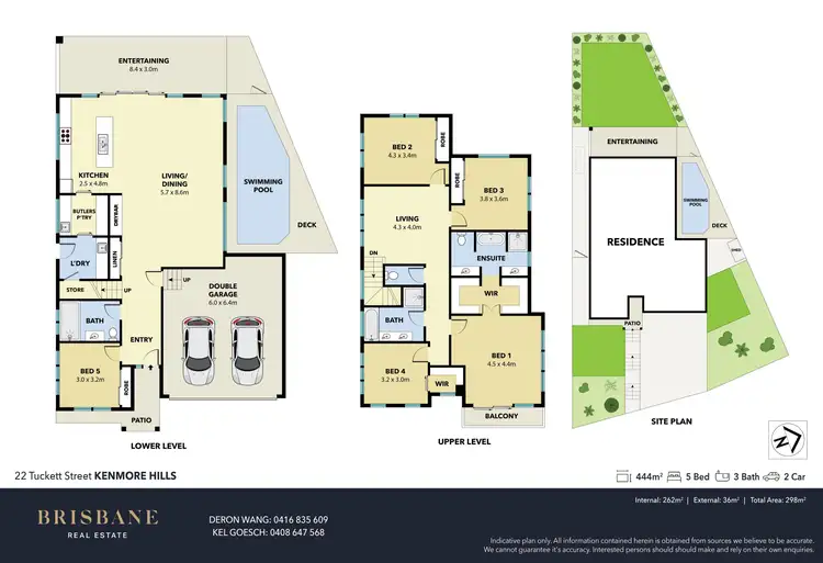 Floorplan of Homely house listing, 22 Tuckett Street, Kenmore Hills QLD 4069