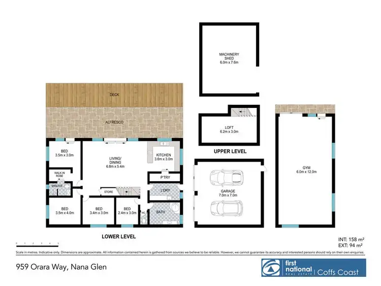 Floorplan of Homely rural property listing, 959 Orara Way, Nana Glen NSW 2450