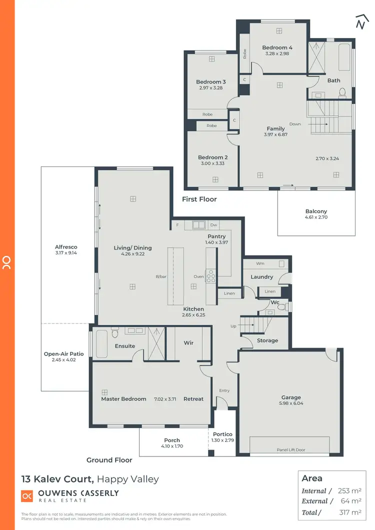 Floorplan of Homely house listing, 13 Kalev Court, Happy Valley SA 5159