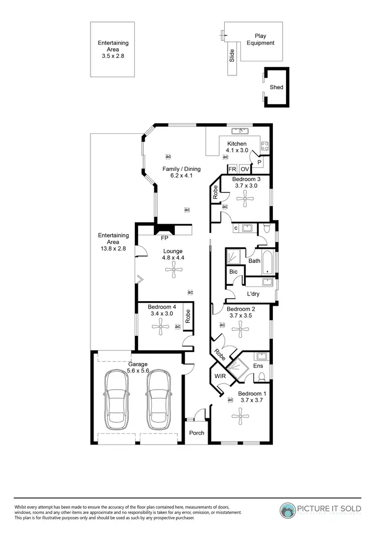 Floorplan of Homely house listing, 46 McCole Circuit, Allenby Gardens SA 5009