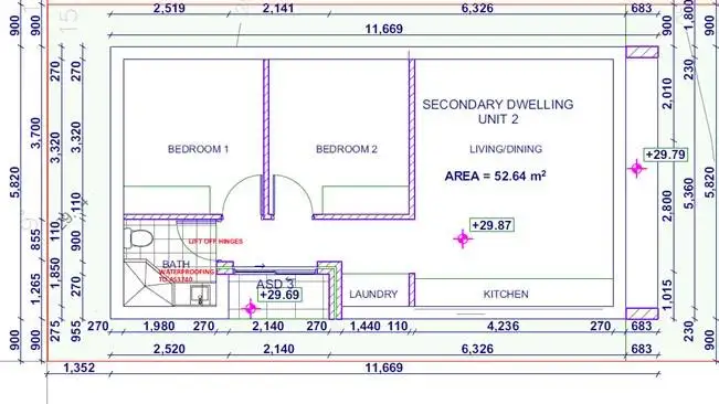 Floorplan of Homely unit listing, 1/2C Victoria Street, Revesby NSW 2212