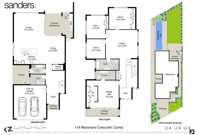 Floorplan of Homely house listing, 114 Woronora Crescent, Como NSW 2226