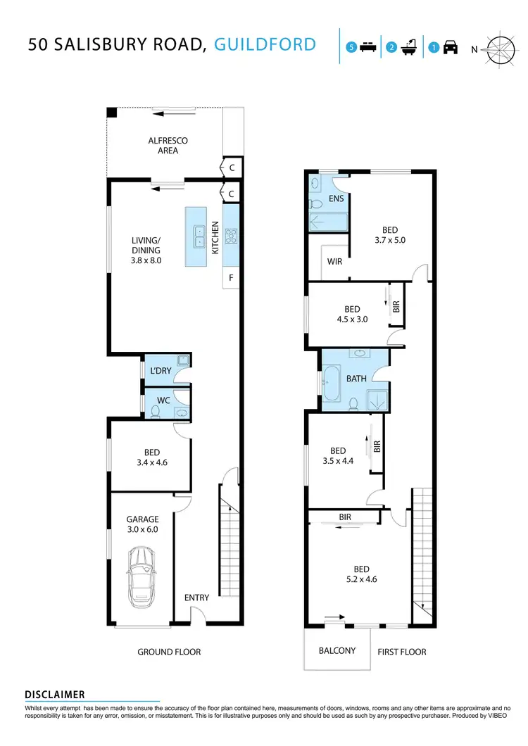 Floorplan of Homely house listing, 50 Salisbury Road, Guildford NSW 2161