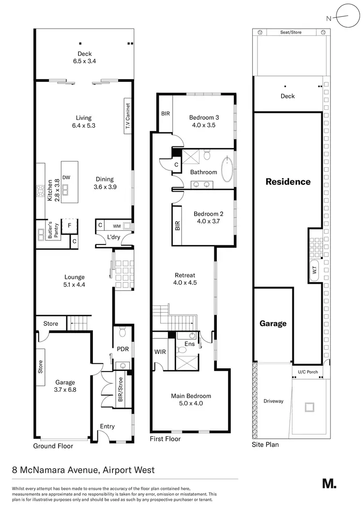 Floorplan of Homely house listing, 8 McNamara Avenue, Airport West VIC 3042