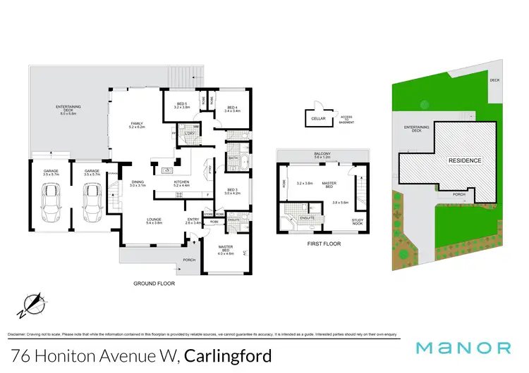 Floorplan of Homely house listing, 76 Honiton Avenue, Carlingford NSW 2118