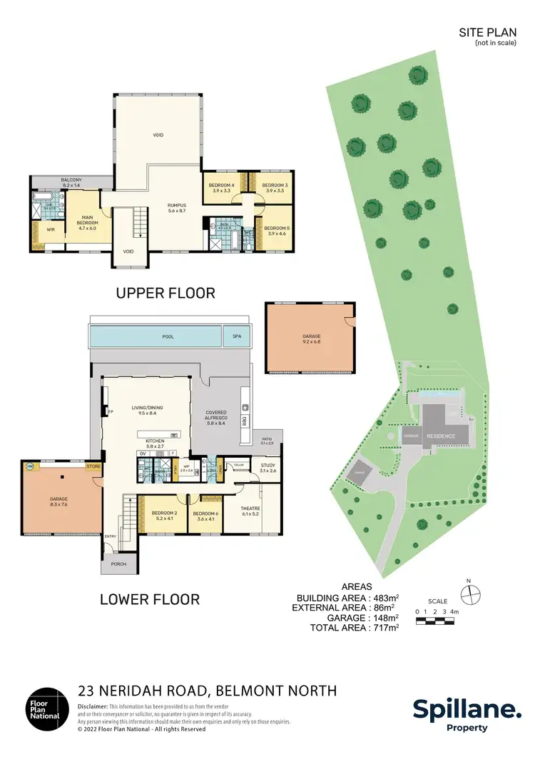 Floorplan of Homely house listing, 23 Neridah Road, Belmont North NSW 2280