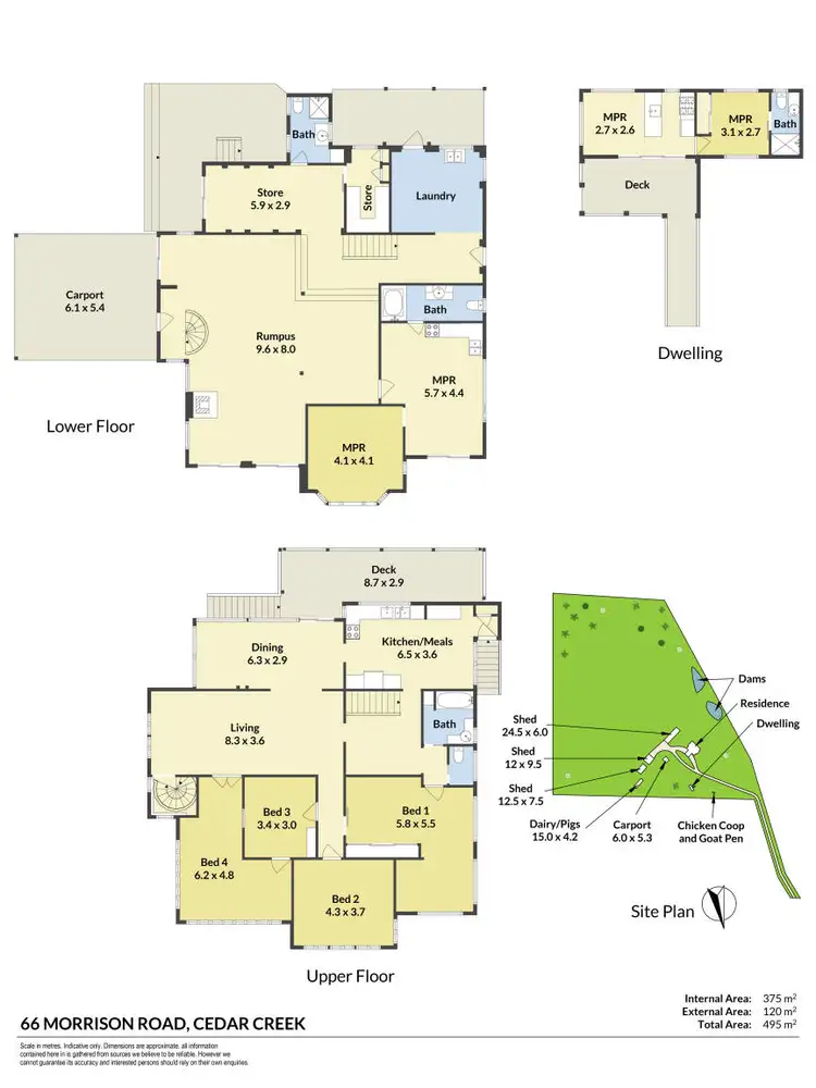 Floorplan of Homely house listing, 66 Morrison Road, Cedar Creek QLD 4520
