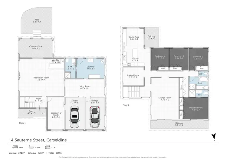 Floorplan of Homely house listing, 14 Sauterne Street, Carseldine QLD 4034