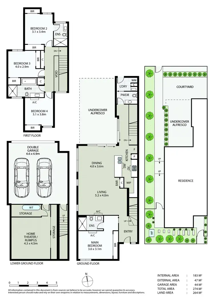 Floorplan of Homely townhouse listing, 1 Harvest Court, Doncaster VIC 3108