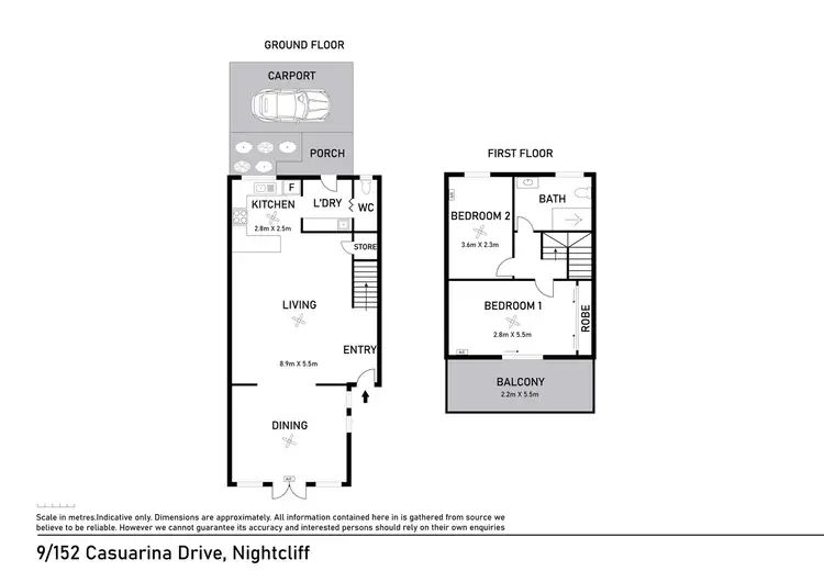 Floorplan of Homely apartment listing, 9/152 Casuarina Drive, Nightcliff NT 810
