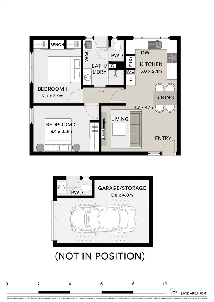 Floorplan of Homely unit listing, 3/157 Minerva Road, Newtown VIC 3220