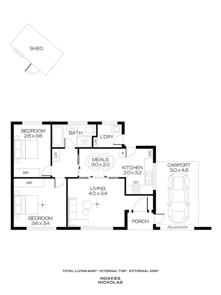 Floorplan of Homely house listing, 1/4 Newington Avenue, Woodville South SA 5011