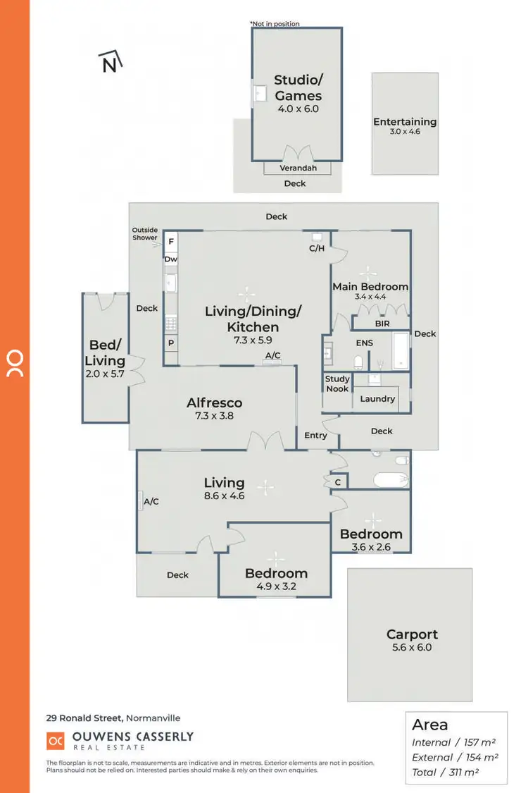 Floorplan of Homely house listing, 29 Ronald Street, Normanville SA 5204