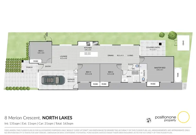 Floorplan of Homely house listing, 8 Merion Crescent, North Lakes QLD 4509