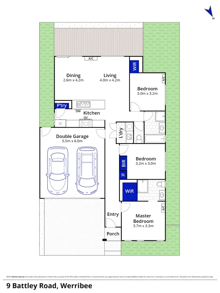 Floorplan of Homely house listing, 9 Battley Road, Werribee VIC 3030