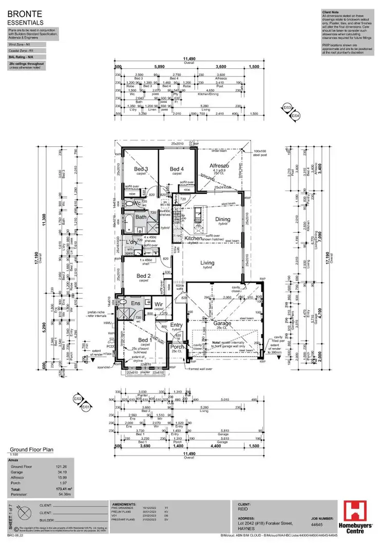 Floorplan of Homely house listing, 18 Foraker Street, Haynes WA 6112