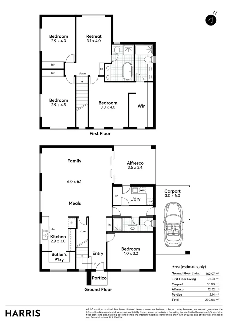 Floorplan of Homely house listing, 12 Bristol Avenue, Enfield SA 5085