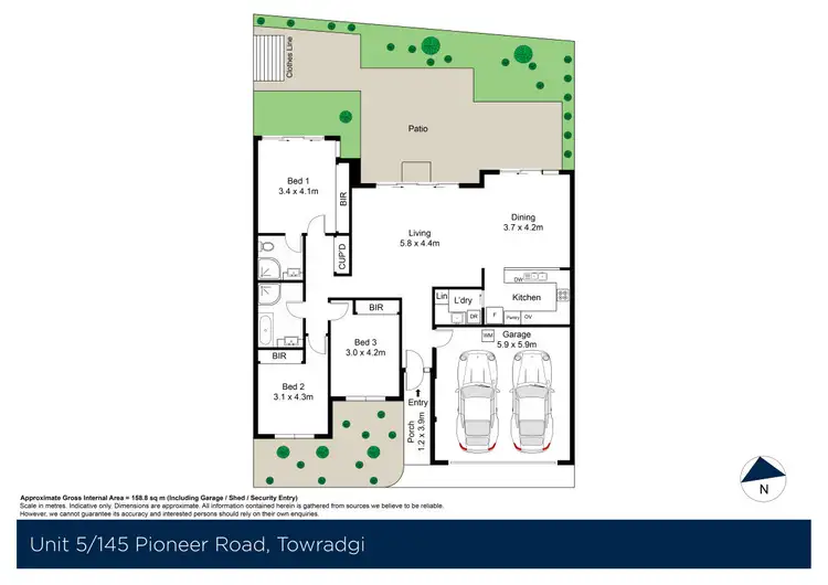 Floorplan of Homely villa listing, 5/145 Pioneer Road, Towradgi NSW 2518