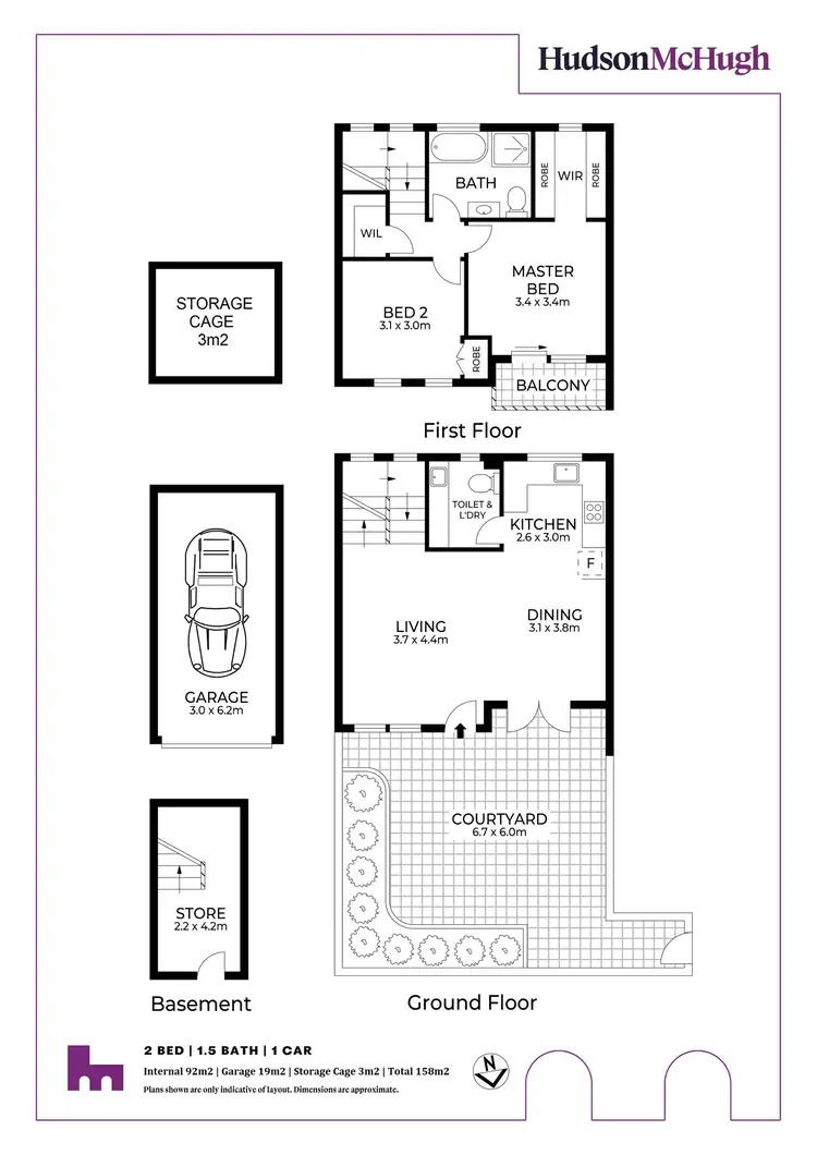 Floorplan of Homely townhouse listing, 12/139-141 Trafalgar Street, Annandale NSW 2038