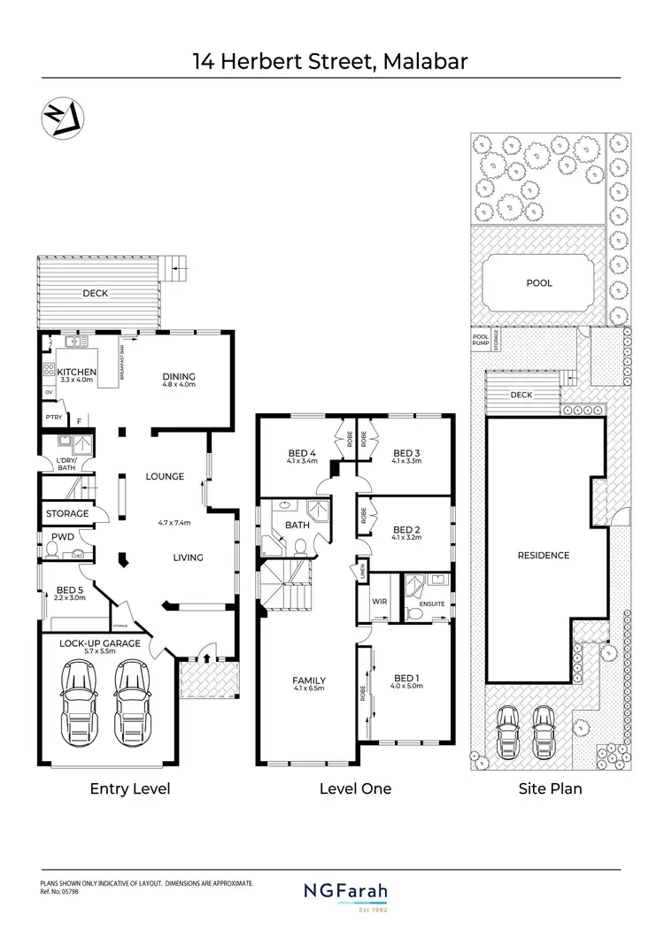 Floorplan of Homely house listing, 14 Herbert Street, Malabar NSW 2036