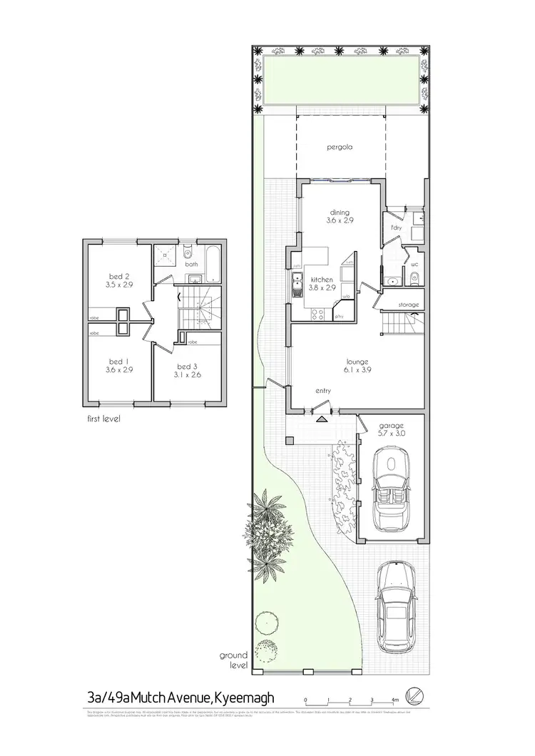 Floorplan of Homely apartment listing, 3A/49A Mutch Avenue, Kyeemagh NSW 2216