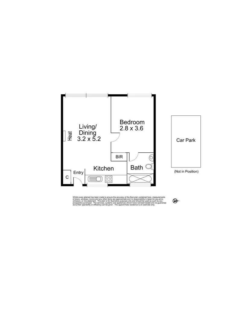 Floorplan of Homely apartment listing, 10/210 Clarke Street, Northcote VIC 3070
