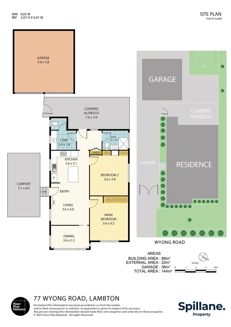 Floorplan of Homely house listing, 77 Wyong Road, Lambton NSW 2299