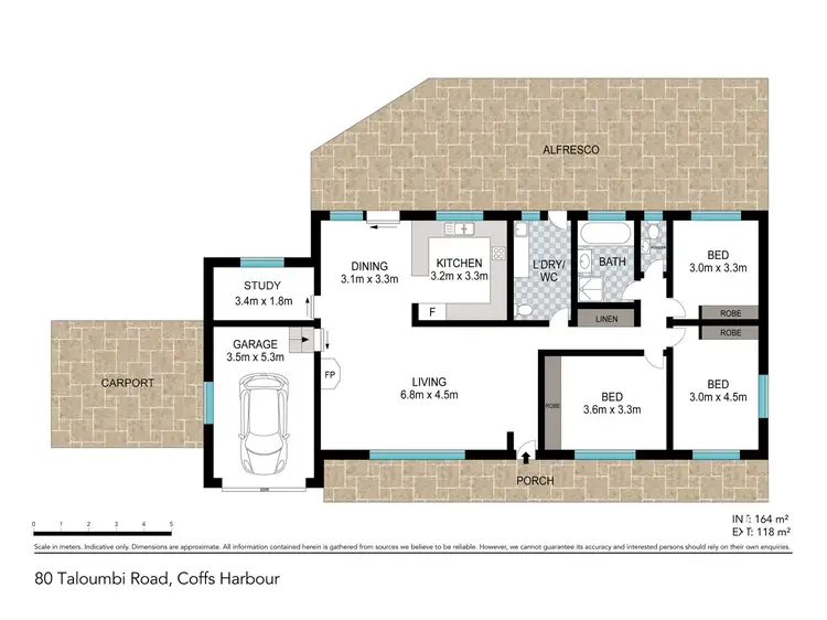 Floorplan of Homely house listing, 80 Taloumbi Road, Coffs Harbour NSW 2450