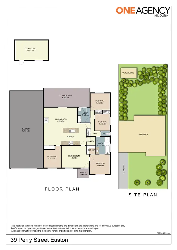 Floorplan of Homely house listing, 39 Perry Street, Euston NSW 2737