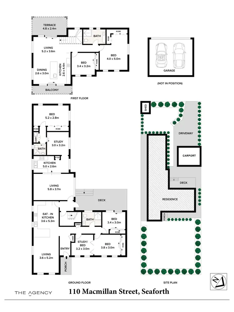 Floorplan of Homely house listing, 110 Macmillan Street, Seaforth NSW 2092