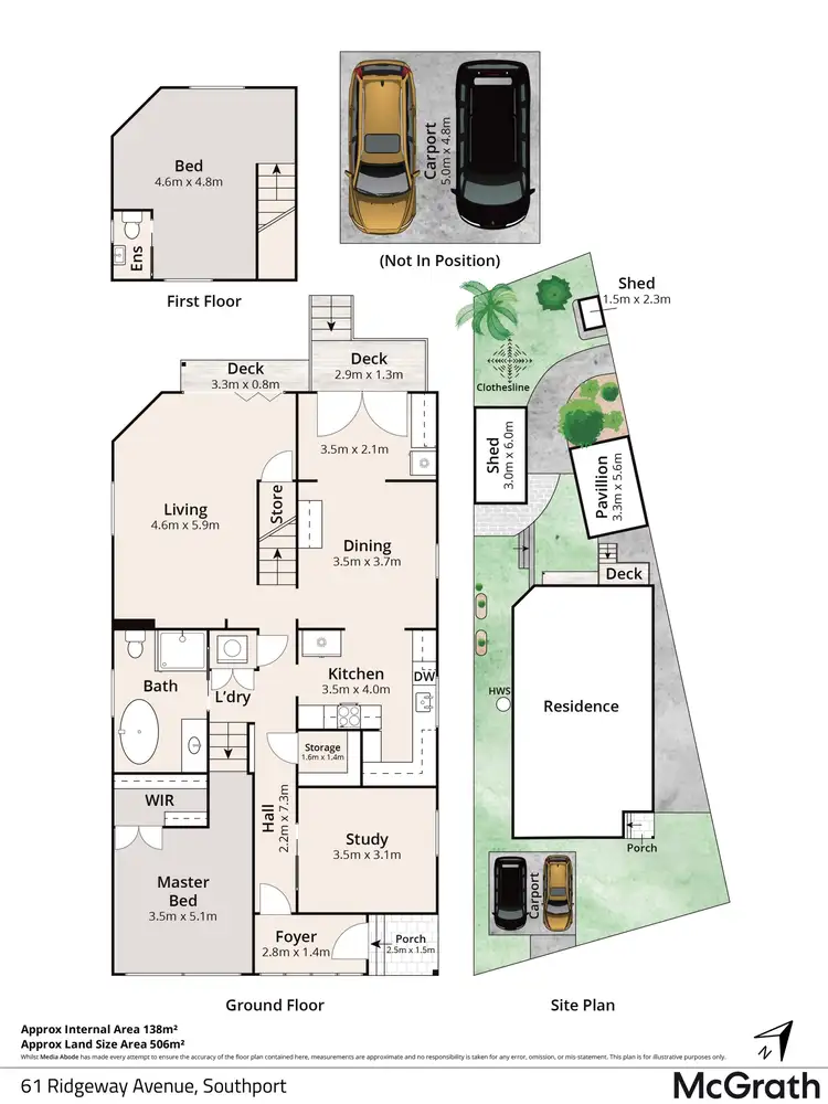 Floorplan of Homely house listing, 61 Ridgeway Avenue, Southport QLD 4215