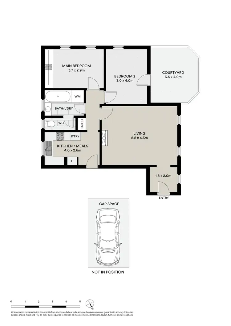 Floorplan of Homely apartment listing, 1/20 Princes Street, St Kilda VIC 3182