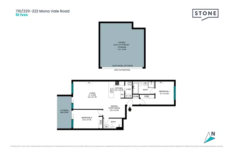 Floorplan of Homely unit listing, 710/220-222 Mona Vale Road, St Ives NSW 2075