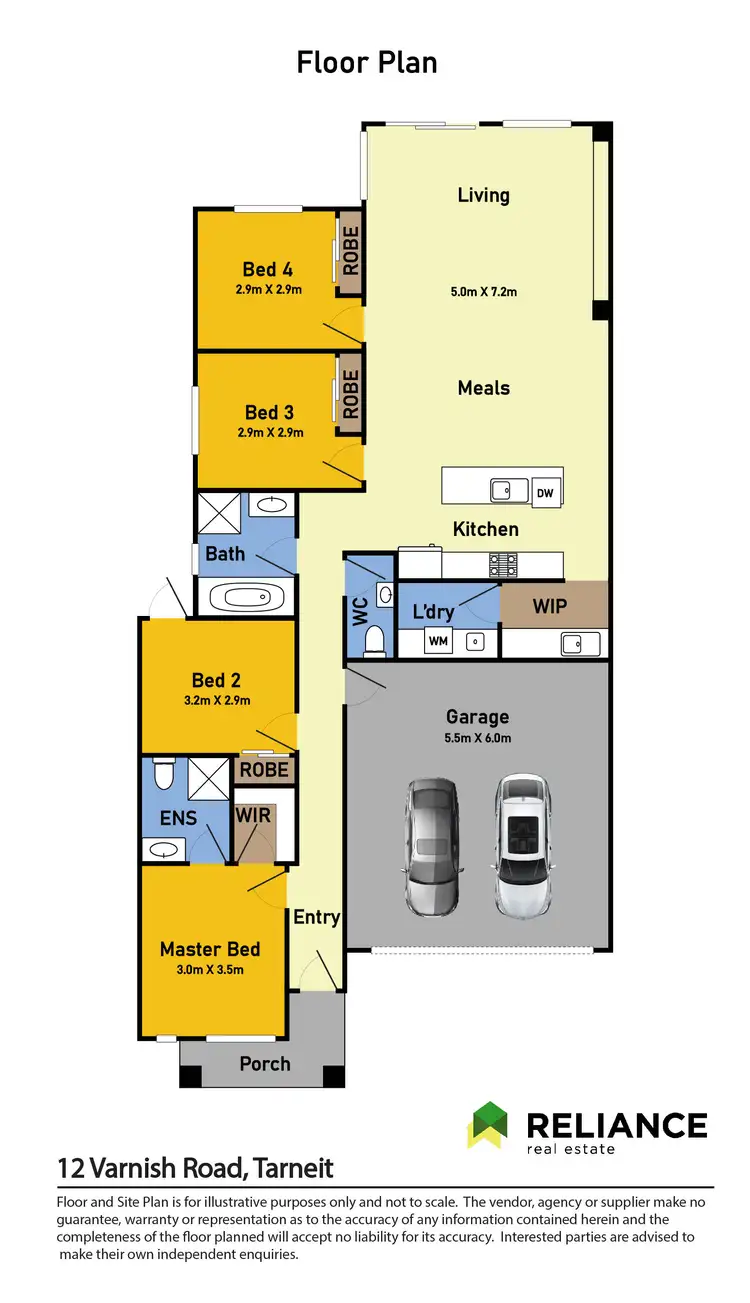 Floorplan of Homely house listing, 12 Varnish Road, Tarneit VIC 3029