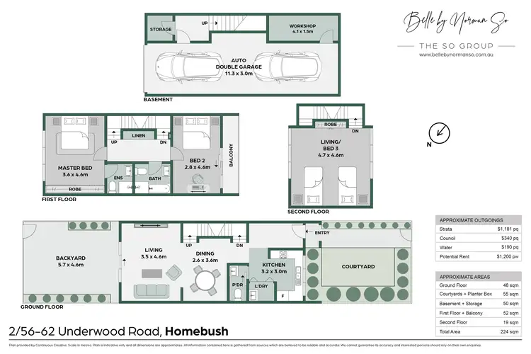 Floorplan of Homely apartment listing, 2/56-62 Underwood Road, Homebush NSW 2140